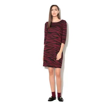 CashClub - Rochie dreapta cu model animal print