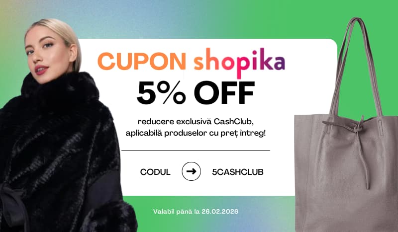 coupon-5% REDUCERE EXCLUSIVA CASHCLUB