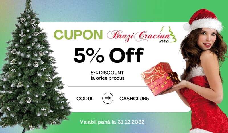 coupon-5% REDUCERE EXCLUSIVA CASHCLUB