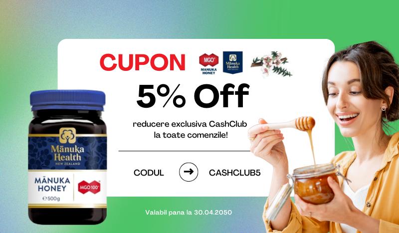 coupon-5% REDUCERE EXCLUSIVA CASHCLUB.RO!