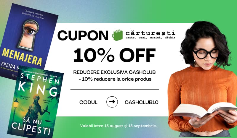 coupon-10% REDUCERE EXCLUSIVA CASHCLUB