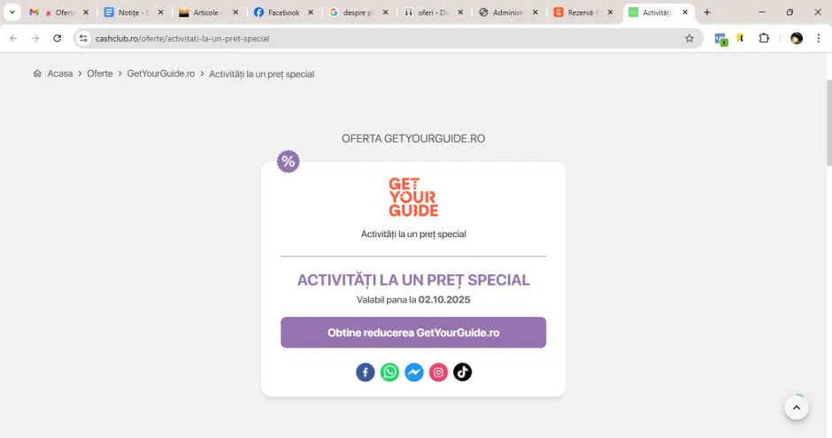 cupoane getyourguide