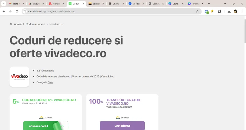 cashclub - plante și deco