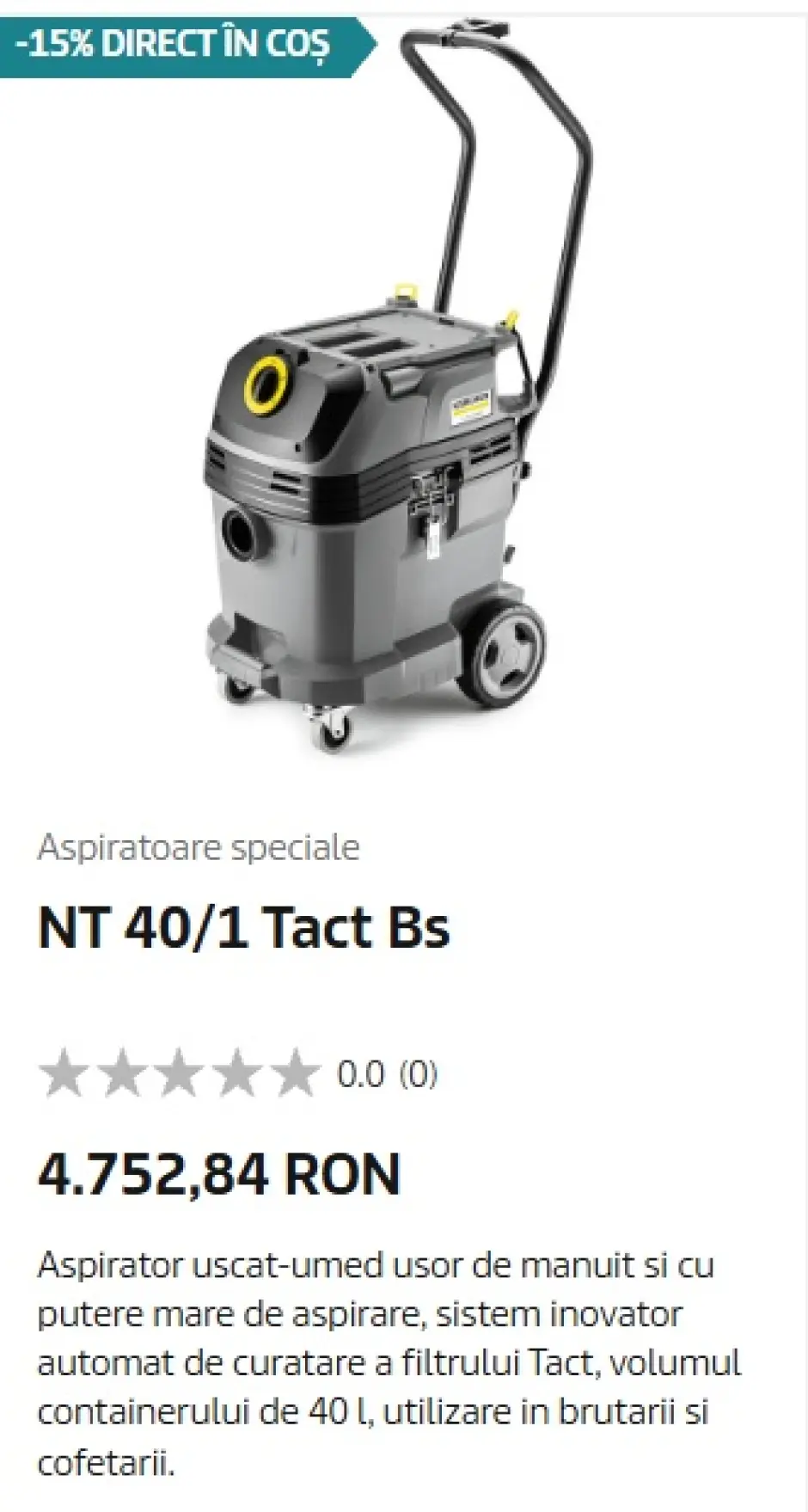 Cum alegi aspiratorul profesional Kärcher potrivit pentru business, curățenie, HoReCa, auto sau spații comerciale - Imagine 10
