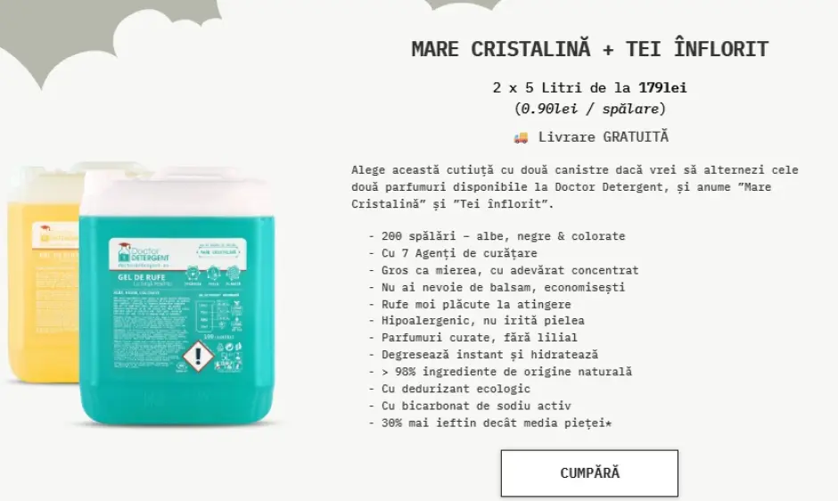Doctor Detergent: detergentul românesc pentru familii care vor rufe curate, piele protejată și cumpărături mai inteligente - Imagine 6