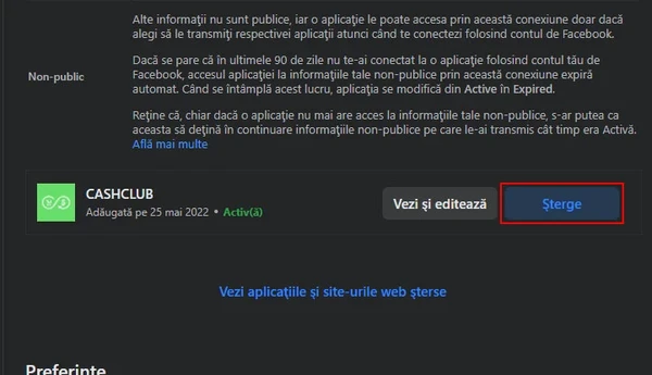Data deletion step 4